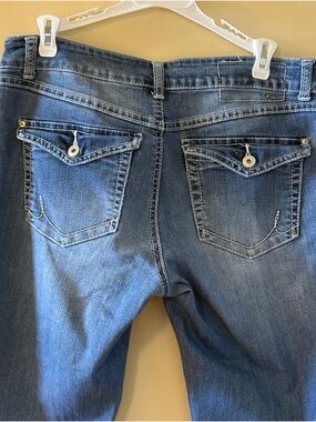 Inc Bootleg Classic Dark Blue Denim Jeans size 10